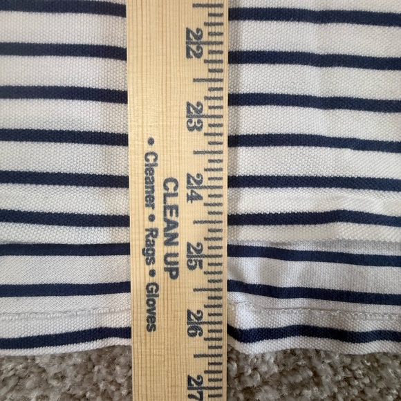 Ralph Lauren Pole white with blue stripes Custom Fit Size L - Picture 5 of 8